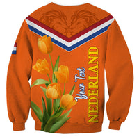 Netherlands Queen Day 2024 Sweatshirt Nederland Koningsdag Orange Tulips - Wonder Print Shop