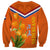 Netherlands Queen Day 2024 Sweatshirt Nederland Koningsdag Orange Tulips