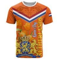 Netherlands Queen Day 2024 T Shirt Nederland Koningsdag Orange Tulips - Wonder Print Shop