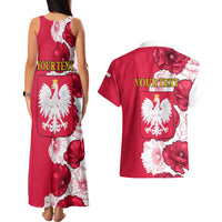 Poland Constitution Day 2024 Couples Matching Tank Maxi Dress and Hawaiian Shirt Polska Swieto Konstytucji 3 Maja - Wonder Print Shop