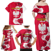 Poland Constitution Day 2024 Family Matching Off Shoulder Maxi Dress and Hawaiian Shirt Polska Swieto Konstytucji 3 Maja - Wonder Print Shop