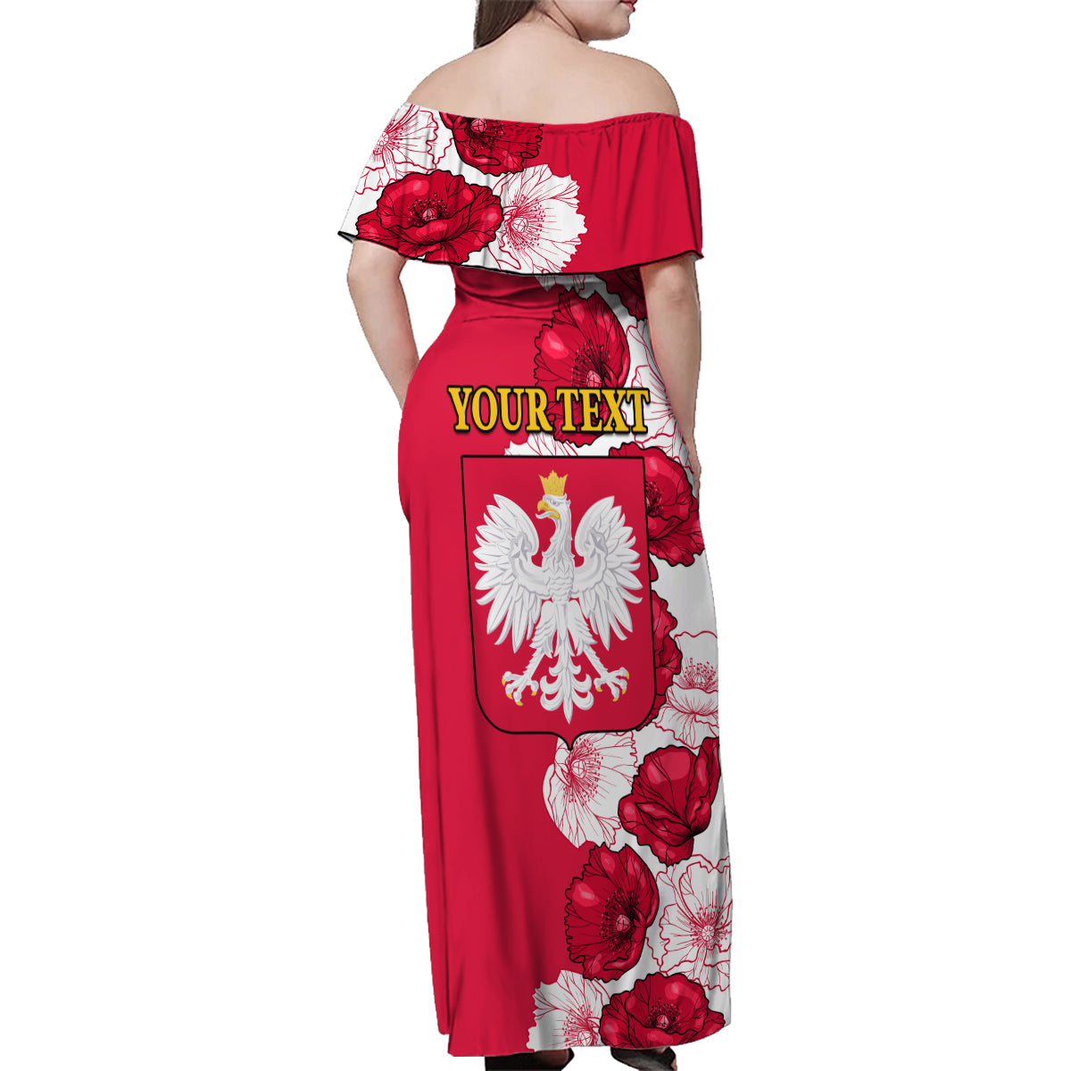 Poland Constitution Day 2024 Family Matching Off Shoulder Maxi Dress and Hawaiian Shirt Polska Swieto Konstytucji 3 Maja - Wonder Print Shop