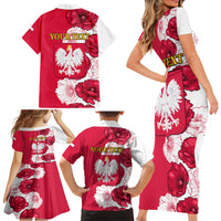 Poland Constitution Day 2024 Family Matching Short Sleeve Bodycon Dress and Hawaiian Shirt Polska Swieto Konstytucji 3 Maja - Wonder Print Shop