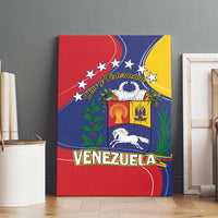 Venezuela Canvas Wall Art Coat Of Arms Curve Style