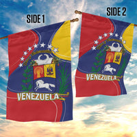 Venezuela Garden Flag Coat Of Arms Curve Style