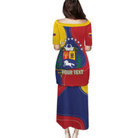 Personalized Venezuela Puletasi Coat Of Arms Curve Style