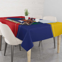 Venezuela Tablecloth Coat Of Arms Curve Style