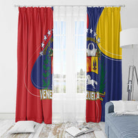 Venezuela Window Curtain Coat Of Arms Curve Style