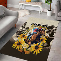Preakness Horse Racing Area Rug Middle Jewel
