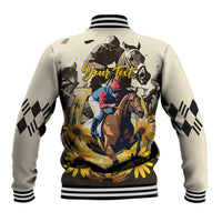 Personalized Preakness Horse Racing Baseball Jacket Middle Jewel