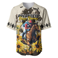 Personalized Preakness Horse Racing Baseball Jersey Middle Jewel
