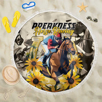 Preakness Horse Racing Beach Blanket Middle Jewel