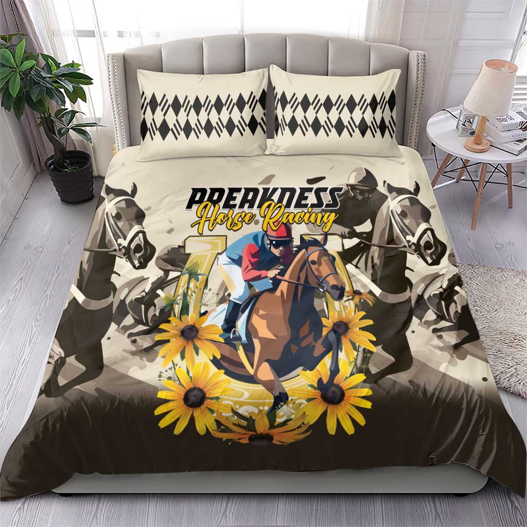 Preakness Horse Racing Bedding Set Middle Jewel