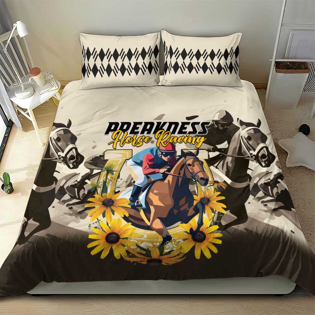 Preakness Horse Racing Bedding Set Middle Jewel