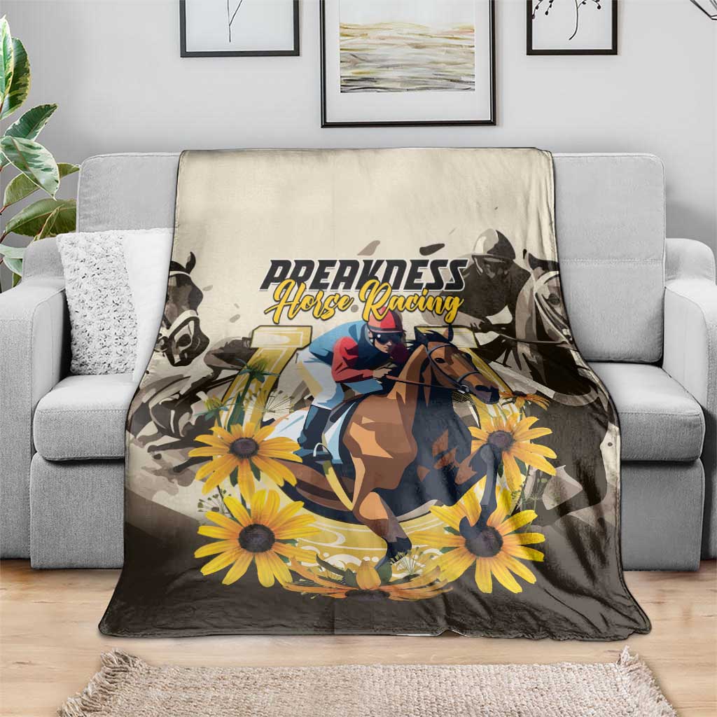 Preakness Horse Racing Blanket Middle Jewel