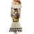 Personalized Preakness Horse Racing Family Matching Mermaid Dress and Hawaiian Shirt Middle Jewel