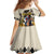 Personalized Preakness Horse Racing Family Matching Off The Shoulder Long Sleeve Dress and Hawaiian Shirt Middle Jewel