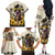 Personalized Preakness Horse Racing Family Matching Off The Shoulder Long Sleeve Dress and Hawaiian Shirt Middle Jewel