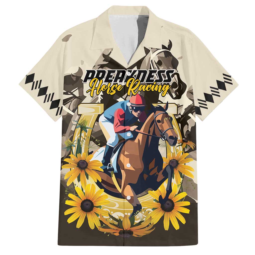 Personalized Preakness Horse Racing Family Matching Tank Maxi Dress and Hawaiian Shirt Middle Jewel