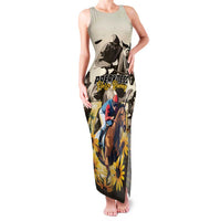 Personalized Preakness Horse Racing Family Matching Tank Maxi Dress and Hawaiian Shirt Middle Jewel