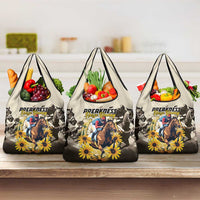 Preakness Horse Racing Grocery Bag Middle Jewel