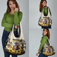 Preakness Horse Racing Grocery Bag Middle Jewel