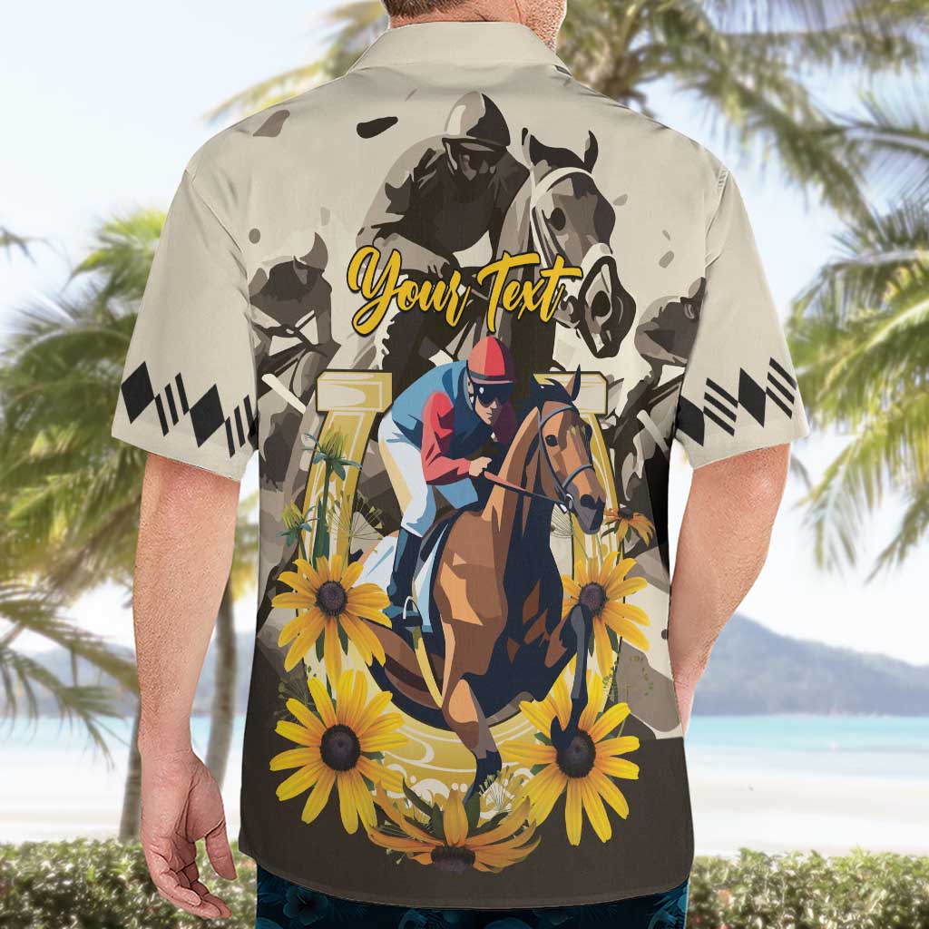 Personalized Preakness Horse Racing Hawaiian Shirt Middle Jewel