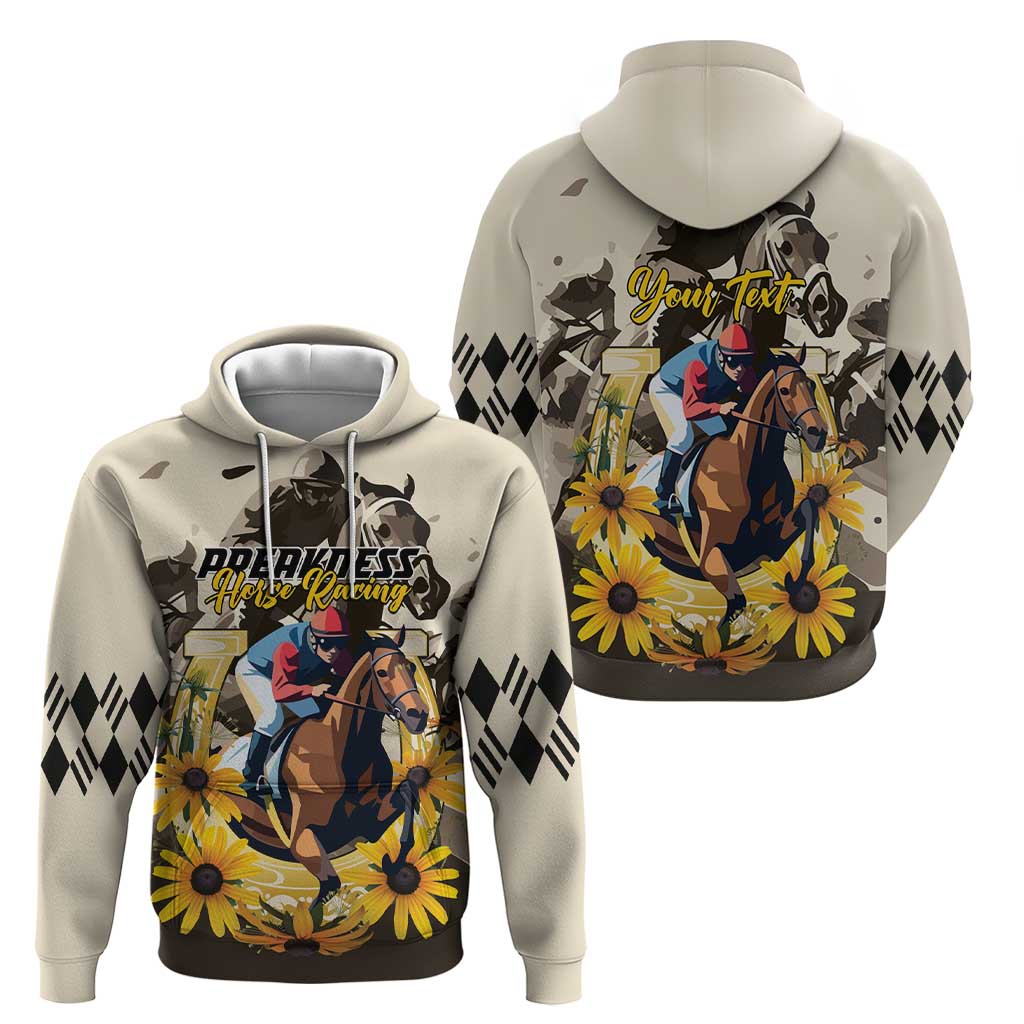 Personalized Preakness Horse Racing Hoodie Middle Jewel