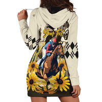 Personalized Preakness Horse Racing Hoodie Dress Middle Jewel