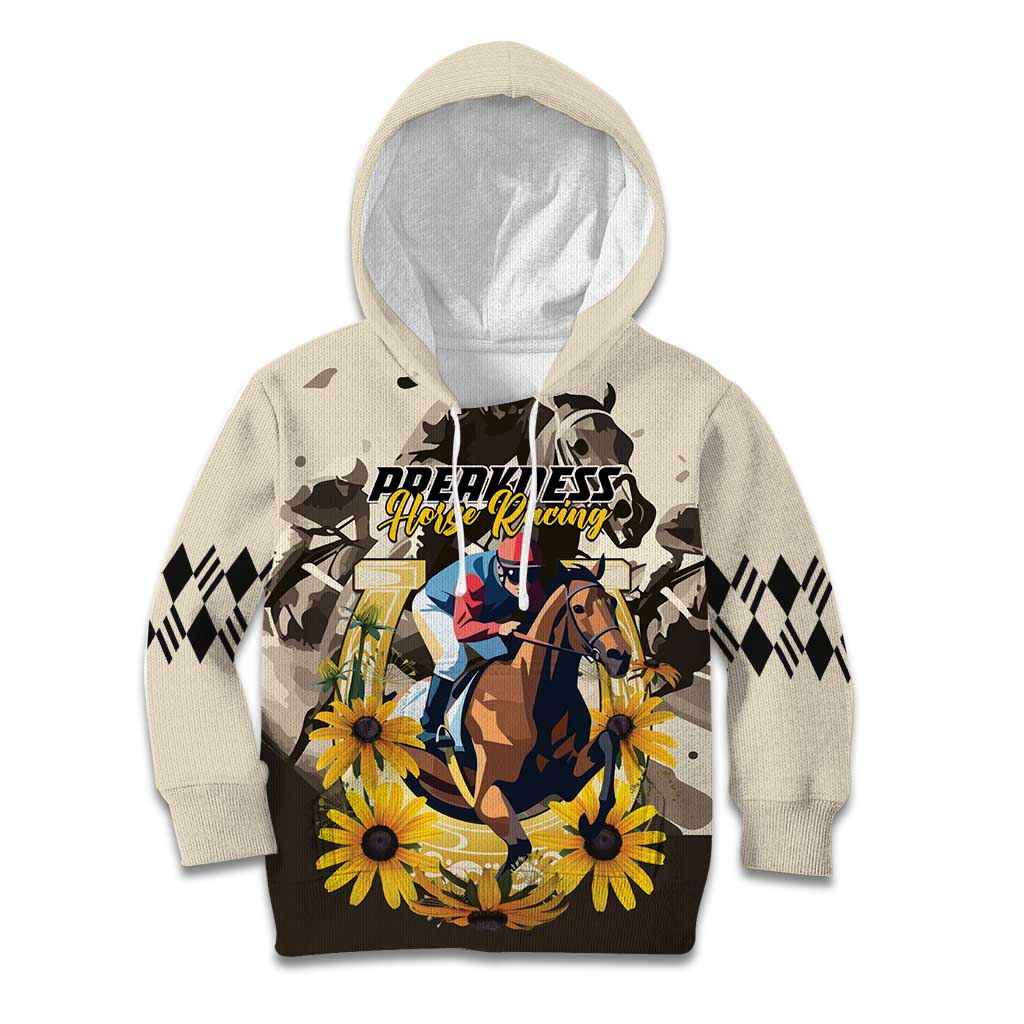 Personalized Preakness Horse Racing Kid Hoodie Middle Jewel