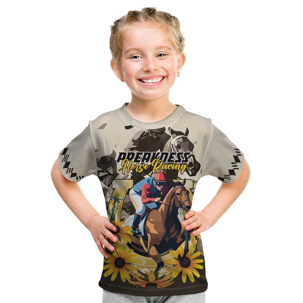 Personalized Preakness Horse Racing Kid T Shirt Middle Jewel