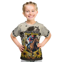 Personalized Preakness Horse Racing Kid T Shirt Middle Jewel