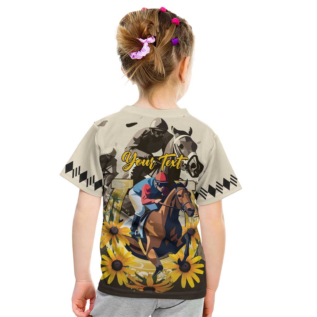 Personalized Preakness Horse Racing Kid T Shirt Middle Jewel