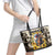 Preakness Horse Racing Leather Tote Bag Middle Jewel