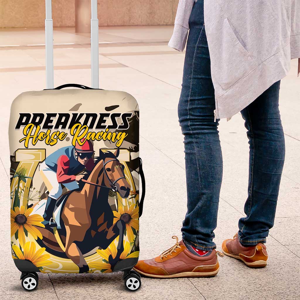Preakness Horse Racing Luggage Cover Middle Jewel