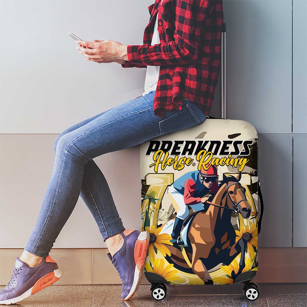 Preakness Horse Racing Luggage Cover Middle Jewel