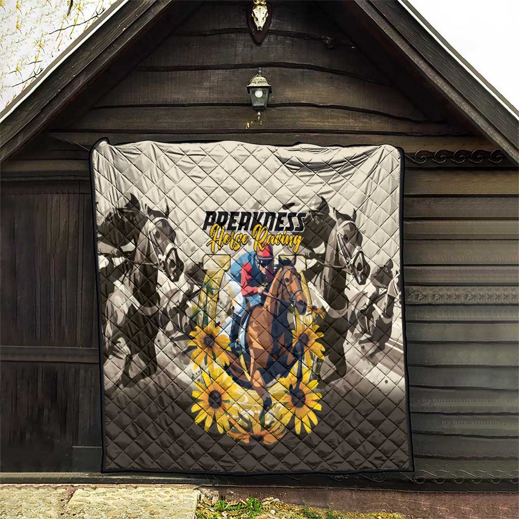 Preakness Horse Racing Quilt Middle Jewel