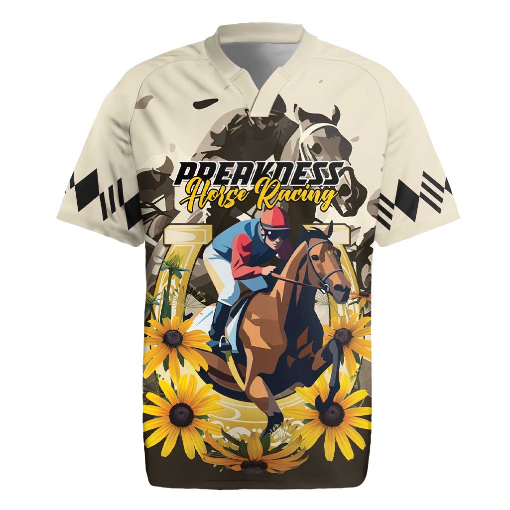 Personalized Preakness Horse Racing Rugby Jersey Middle Jewel