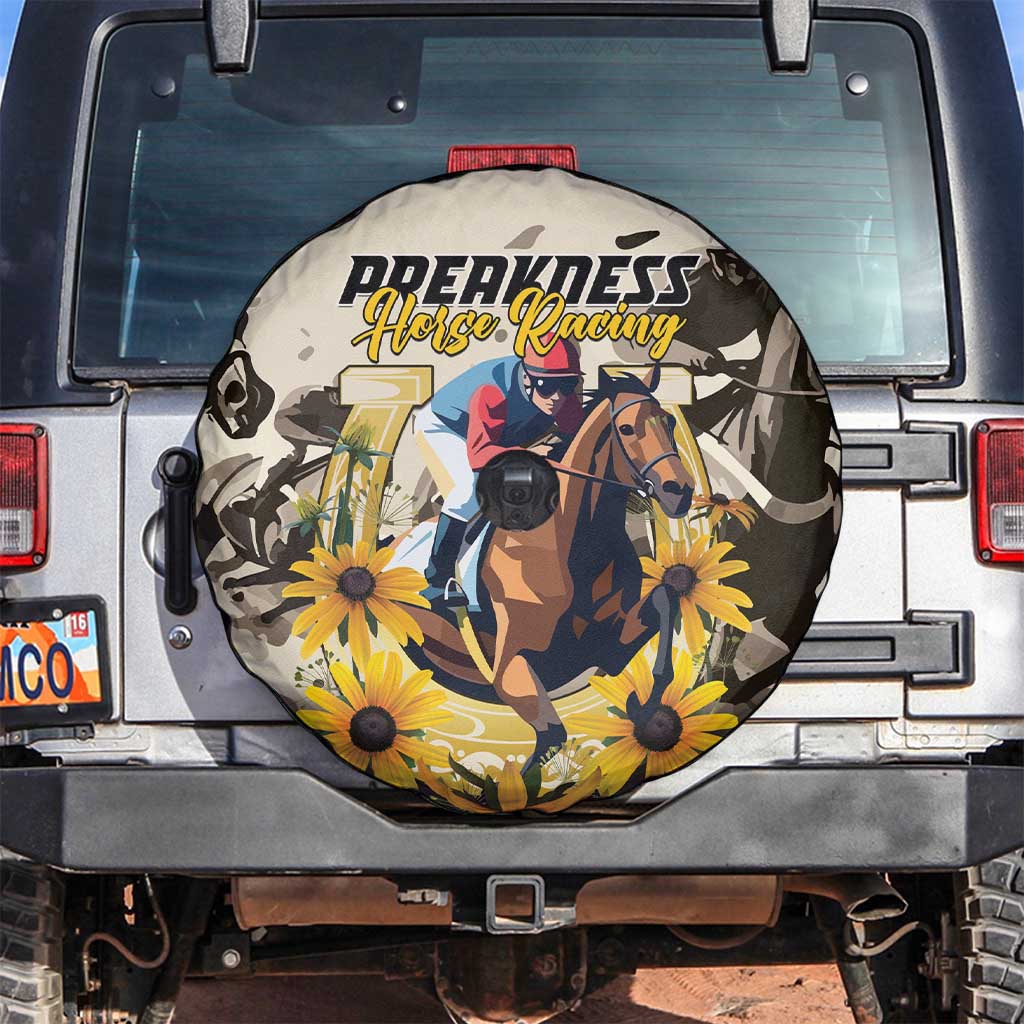Preakness Horse Racing Spare Tire Cover Middle Jewel
