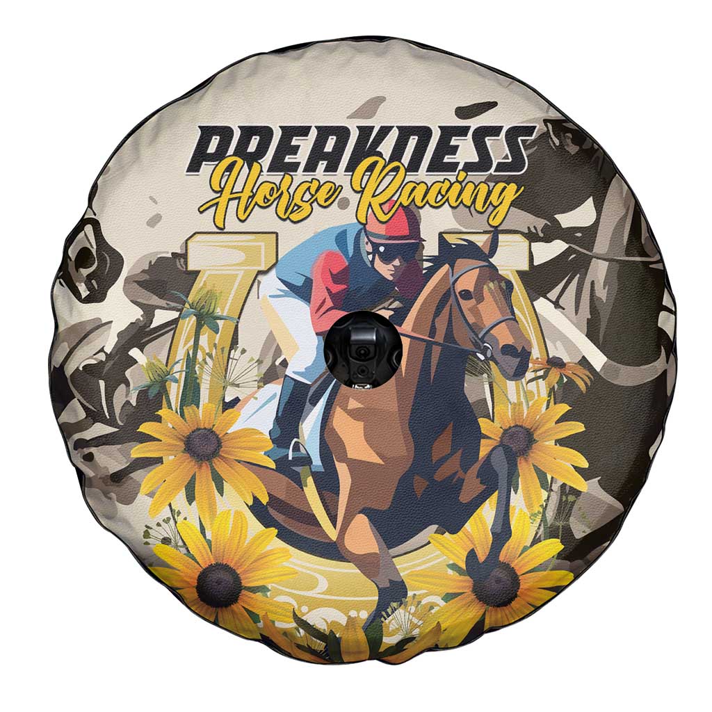 Preakness Horse Racing Spare Tire Cover Middle Jewel