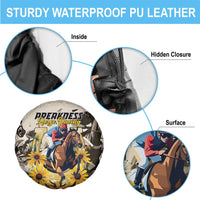 Preakness Horse Racing Spare Tire Cover Middle Jewel
