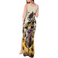 Personalized Preakness Horse Racing Tank Maxi Dress Middle Jewel
