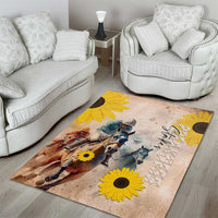 Preakness Horse Racing Area Rug Run for the Black Eyed Susans