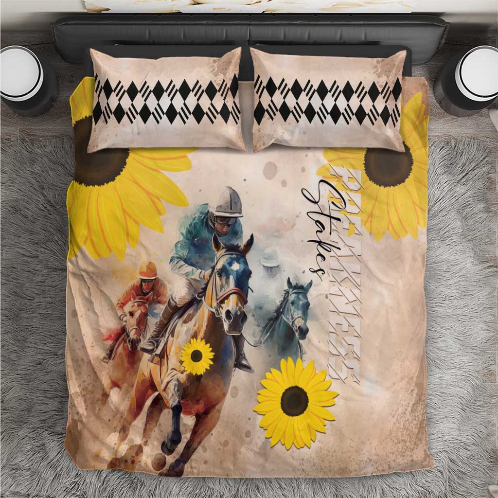 Preakness Horse Racing Bedding Set Run for the Black Eyed Susans