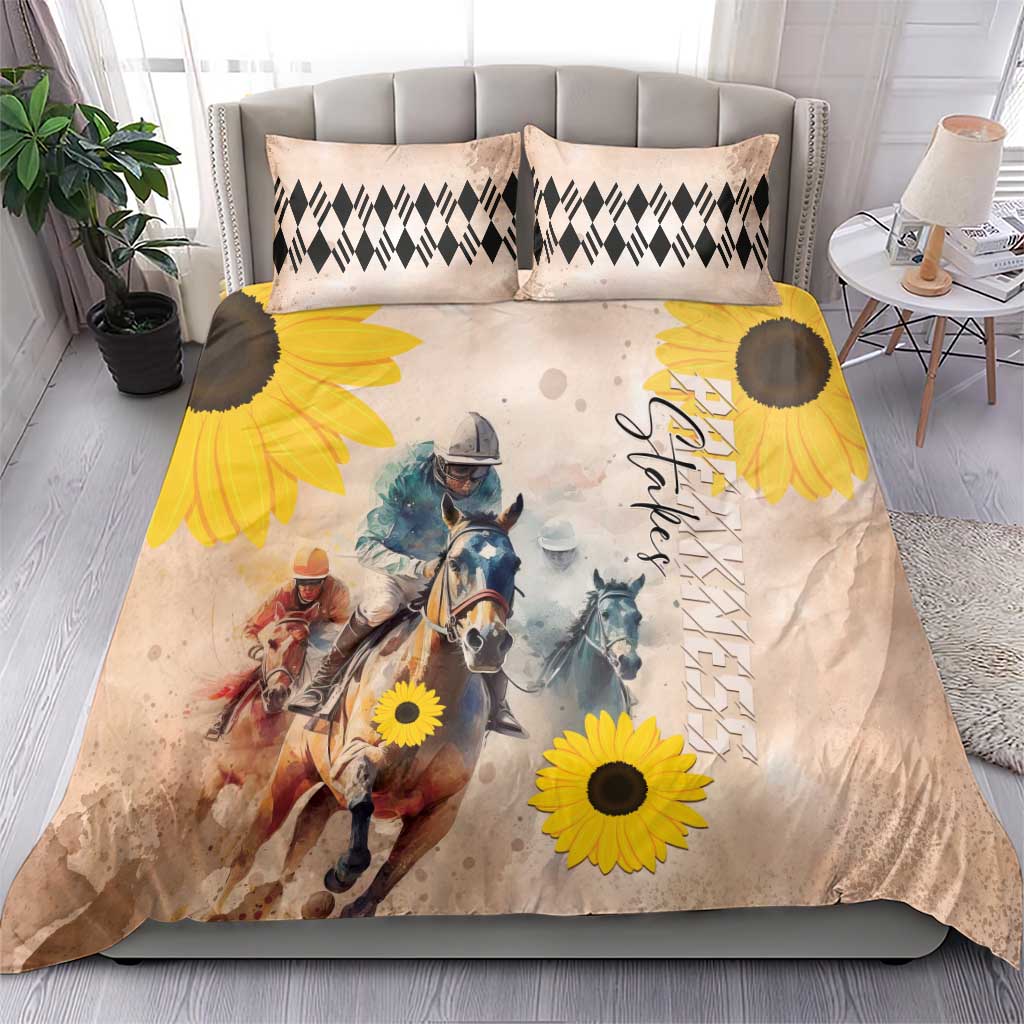 Preakness Horse Racing Bedding Set Run for the Black Eyed Susans