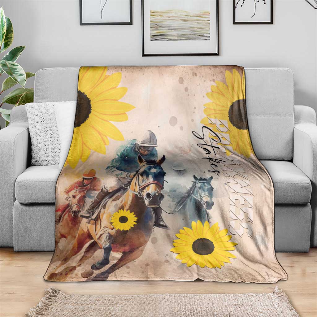 Preakness Horse Racing Blanket Run for the Black Eyed Susans