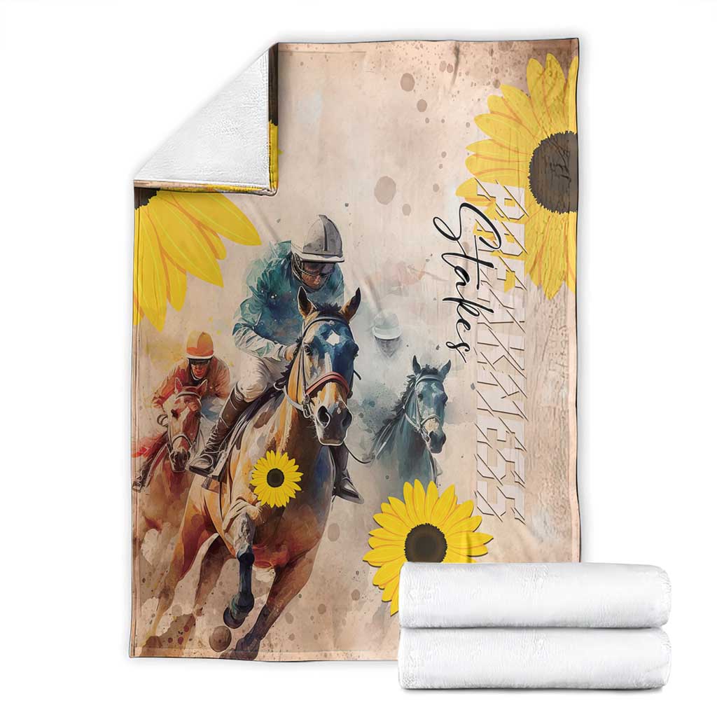 Preakness Horse Racing Blanket Run for the Black Eyed Susans