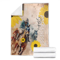 Preakness Horse Racing Blanket Run for the Black Eyed Susans