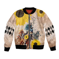 Personalized Preakness Horse Racing Bomber Jacket Run for the Black Eyed Susans