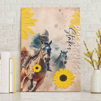Preakness Horse Racing Canvas Wall Art Run for the Black Eyed Susans